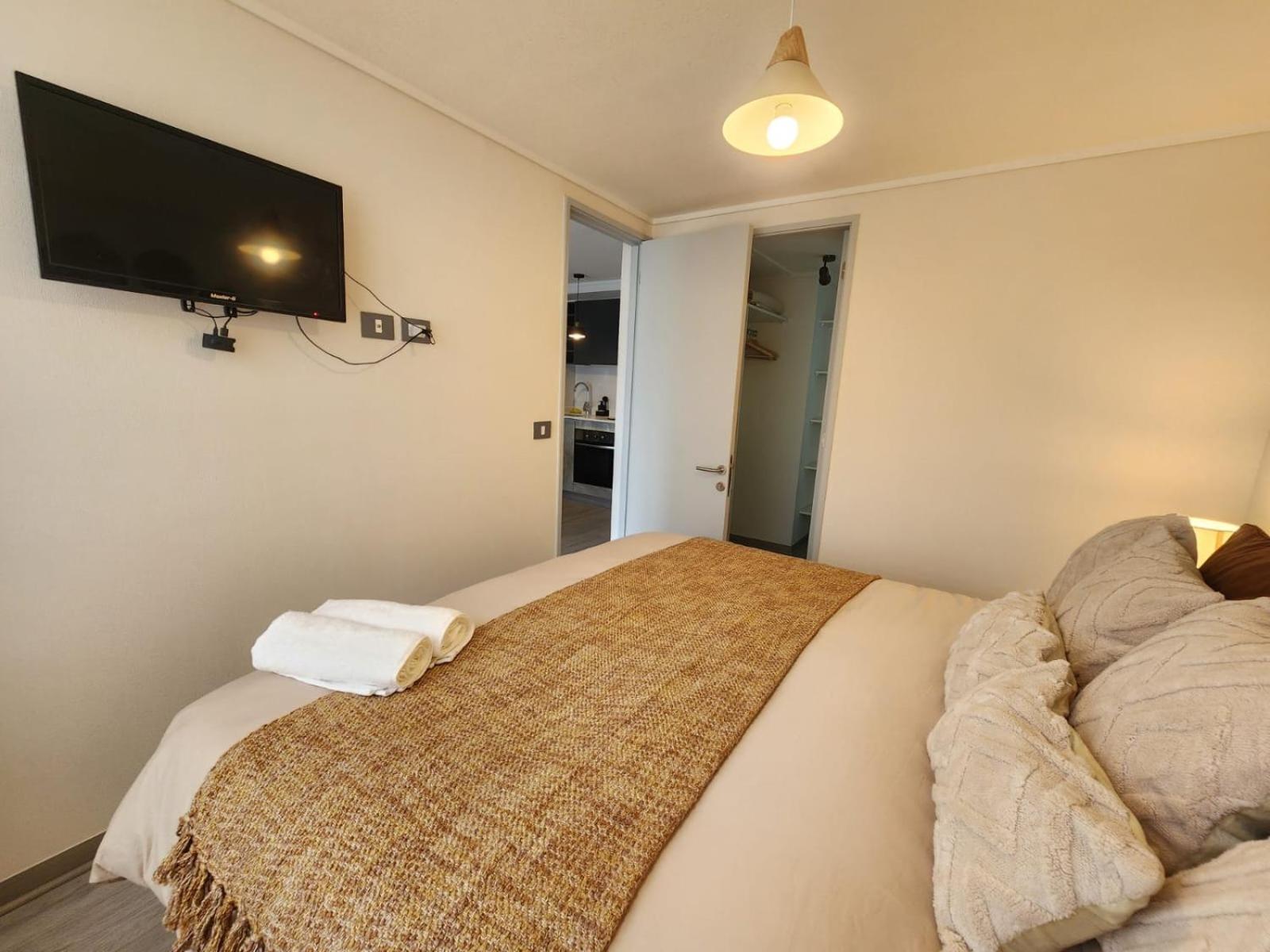 Apartamento Hom I Comodo Y Luminoso Depto 1d1b 2pax En Tocornal *