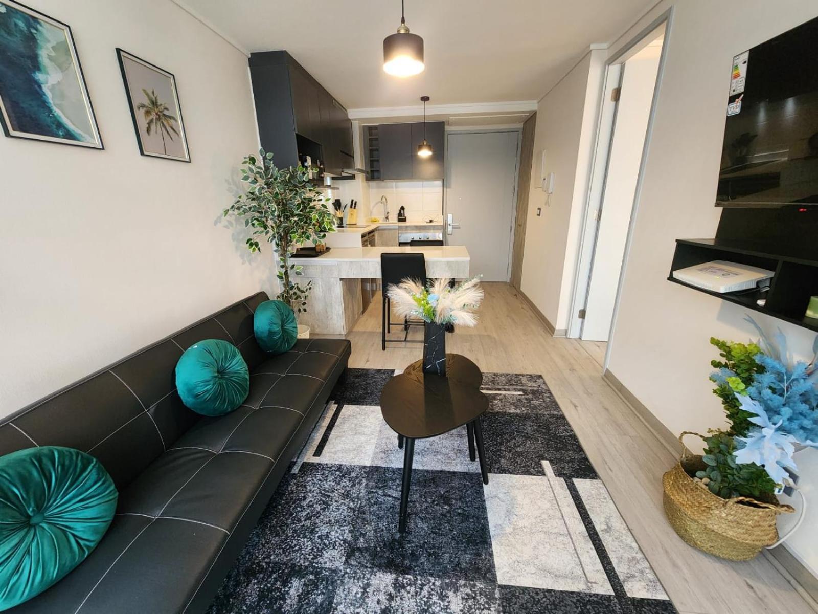 Apartamento Hom I Comodo Y Luminoso Depto 1d1b 2pax En Tocornal *